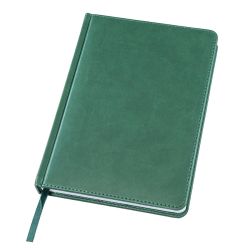 Ежедневник датированный на 2022 год Bliss, А5,  темно-зеленый, белый блок, без обреза (тёмно-зелёный)