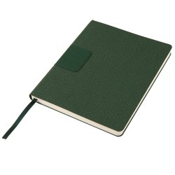 Бизнес-блокнот "Tweedi", 150х180 мм, темно-зеленый, кремовая бумага, гибкая обложка, в линейку (тёмно-зелёный)