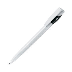 Ручка шариковая KIKI (белый, черный)