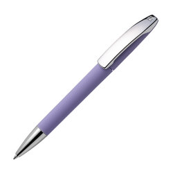 Ручка шариковая VIEW, покрытие soft touch (сиреневый)