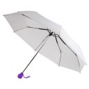 Зонт складной FANTASIA, механический (белый, фиолетовый)