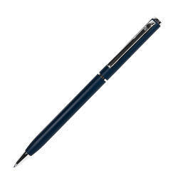 Ручка шариковая SLIM (синий матовый, серебристый)