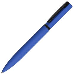 Ручка шариковая MIRROR BLACK, покрытие soft touch (синий)