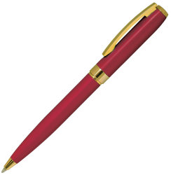 Ручка шариковая ROYALTY (красный, золотистый)