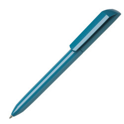 Ручка шариковая FLOW PURE, глянцевый корпус (морская волна)