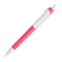 Ручка шариковая FORTE NEON (красный, белый)