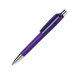 Ручка шариковая MOOD, покрытие soft touch (темно-фиолетовый)