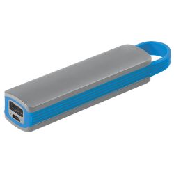 Универсальное зарядное устройство "Fancy" (2200mAh) (серый, голубой)