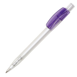 Ручка шариковая PIXEL FROST (темно-фиолетовый)