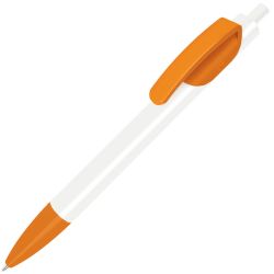 Ручка шариковая TRIS (белый, оранжевый)
