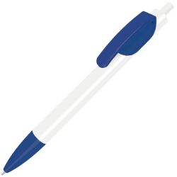 Ручка шариковая TRIS (белый, ярко-синий)