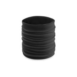 Шарф-бандана HAPPY TUBE, универсальный размер, черный, полиэстер (чёрный)