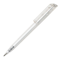 Ручка шариковая ZINK (прозрачный белый)