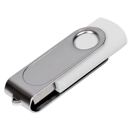 USB flash-карта "Dropex" (8Гб) (белый, серебристый)