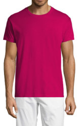 Футболка мужская REGENT, ярко-розовый, M, 100% хлопок, 150 г/м2 (ярко-розовый)